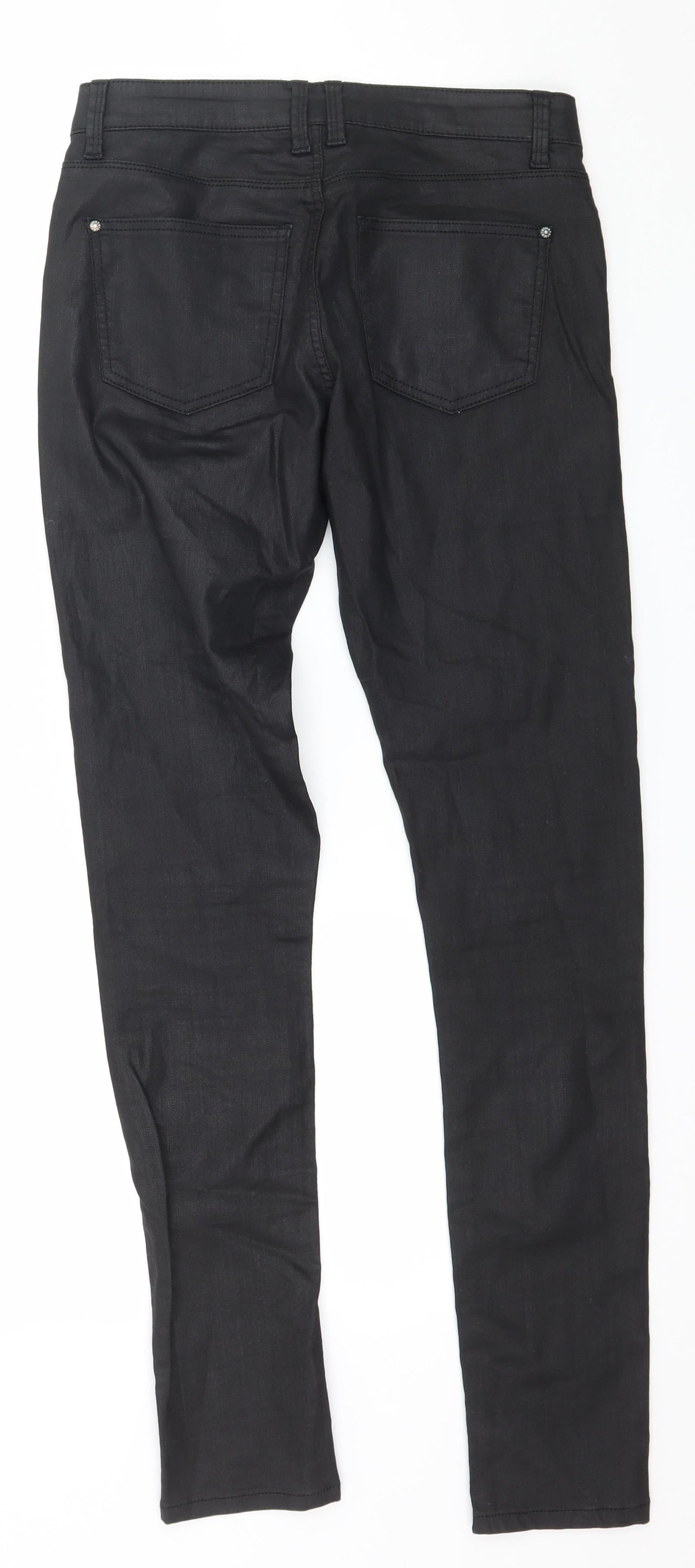 Topshop Womens Black  Denim Skinny Jeans Size 26 in L32 in