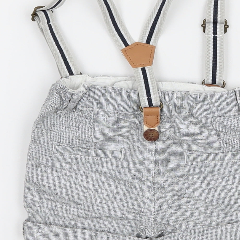 Primark Boys Grey   Dungaree One-Piece Size 3-6 Months