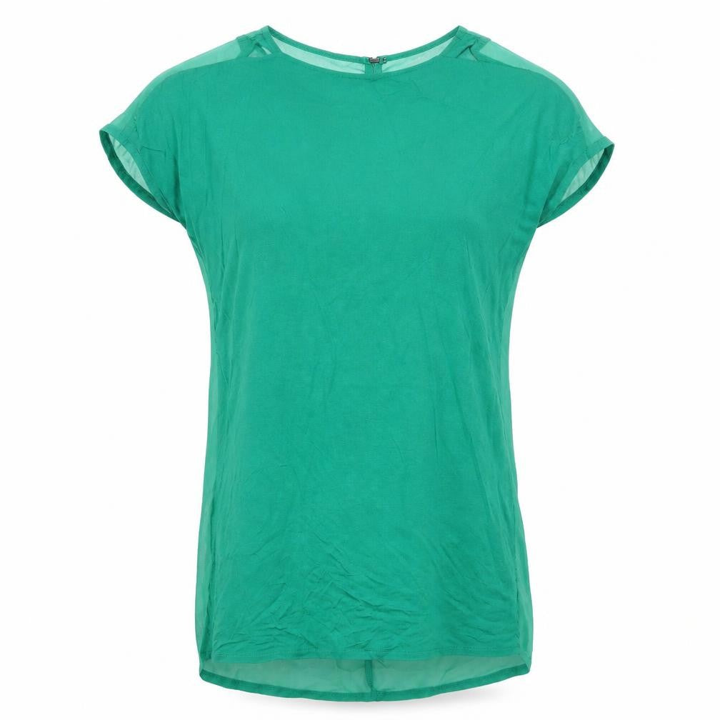 H&M Womens Green   Basic T-Shirt Size XS