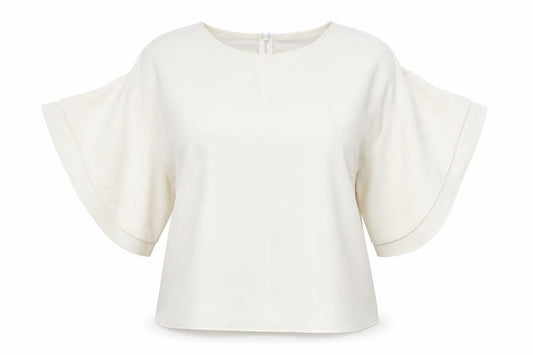 H&M Womens White   Basic Blouse Size 8