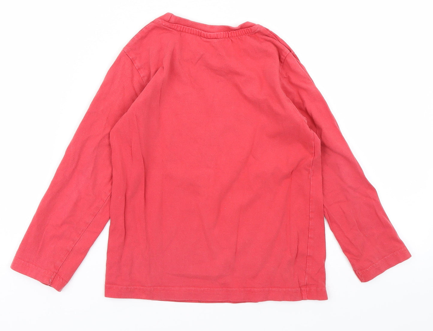 Taeko kids Boys Red   Basic T-Shirt Size 4-5 Years