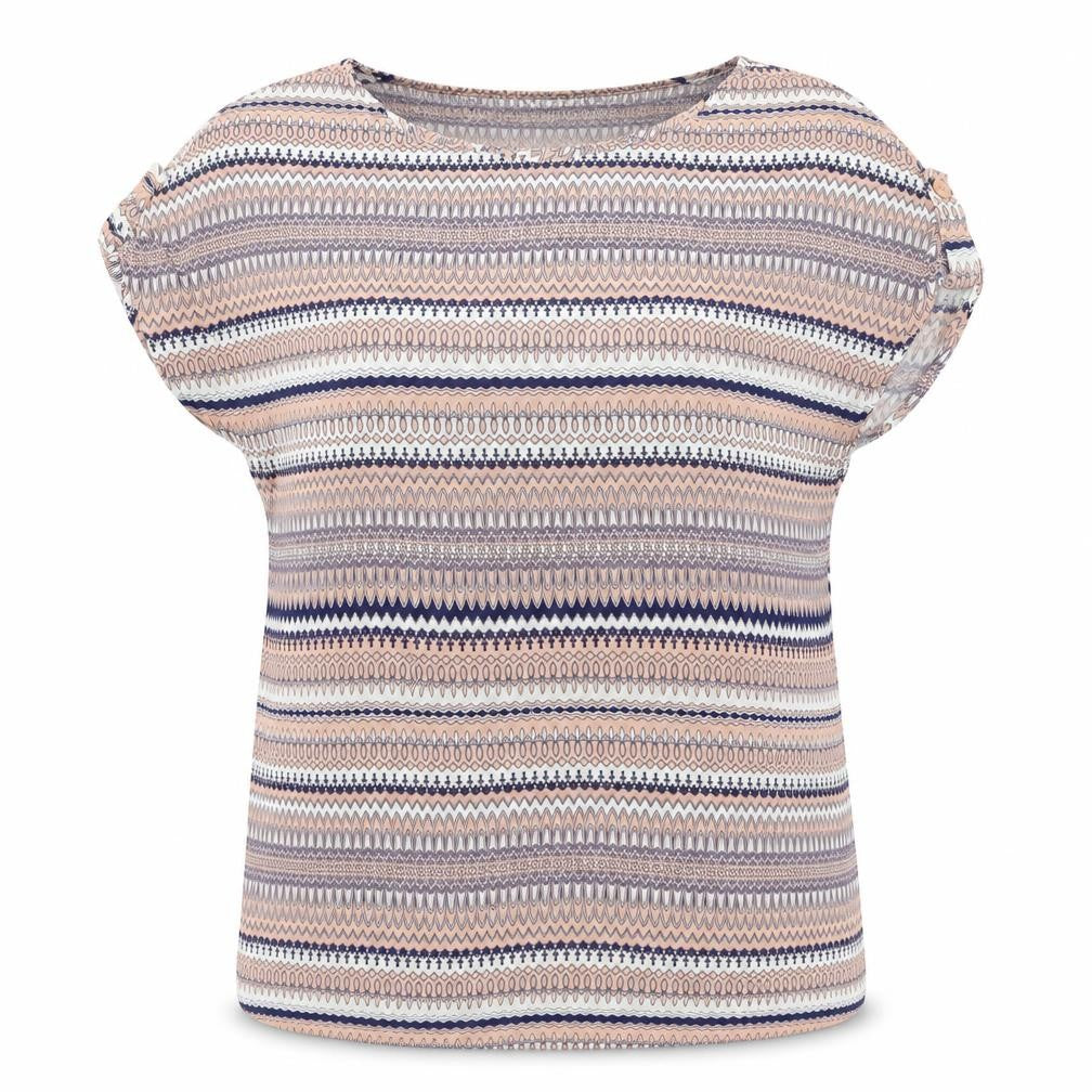 Primark Womens Brown Striped  Basic Blouse Size 6