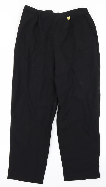 Classics Womens Black   Capri Trousers Size 14 L23 in