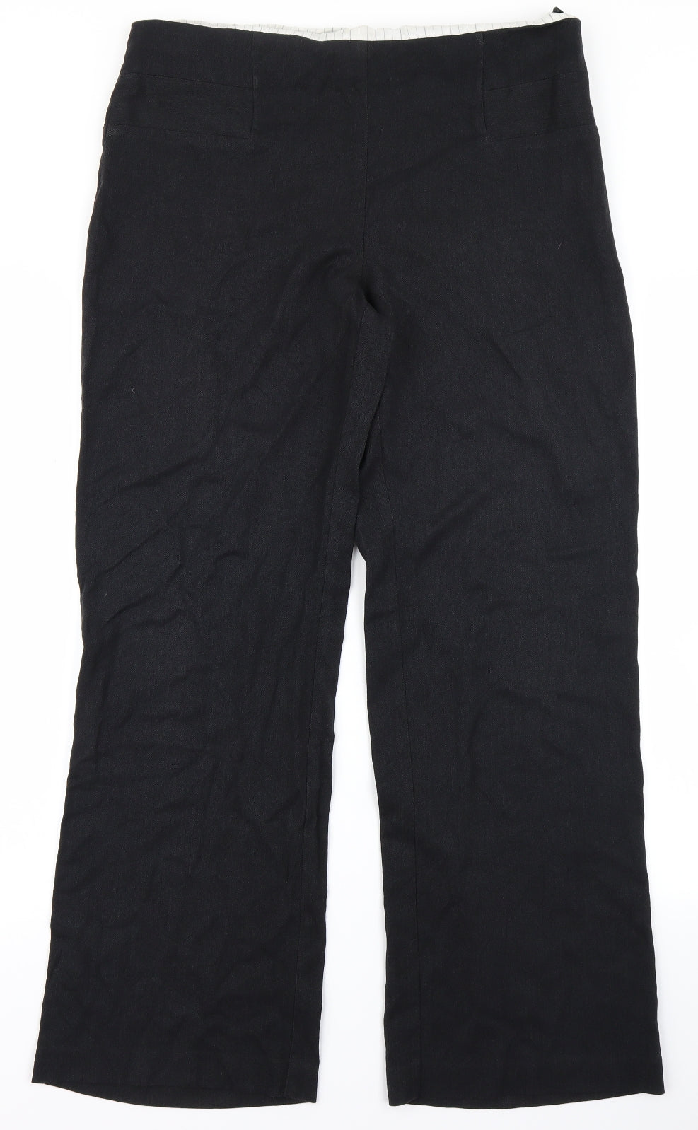 Marks & Spencer Womens Black   Trousers  Size 14 L27 in
