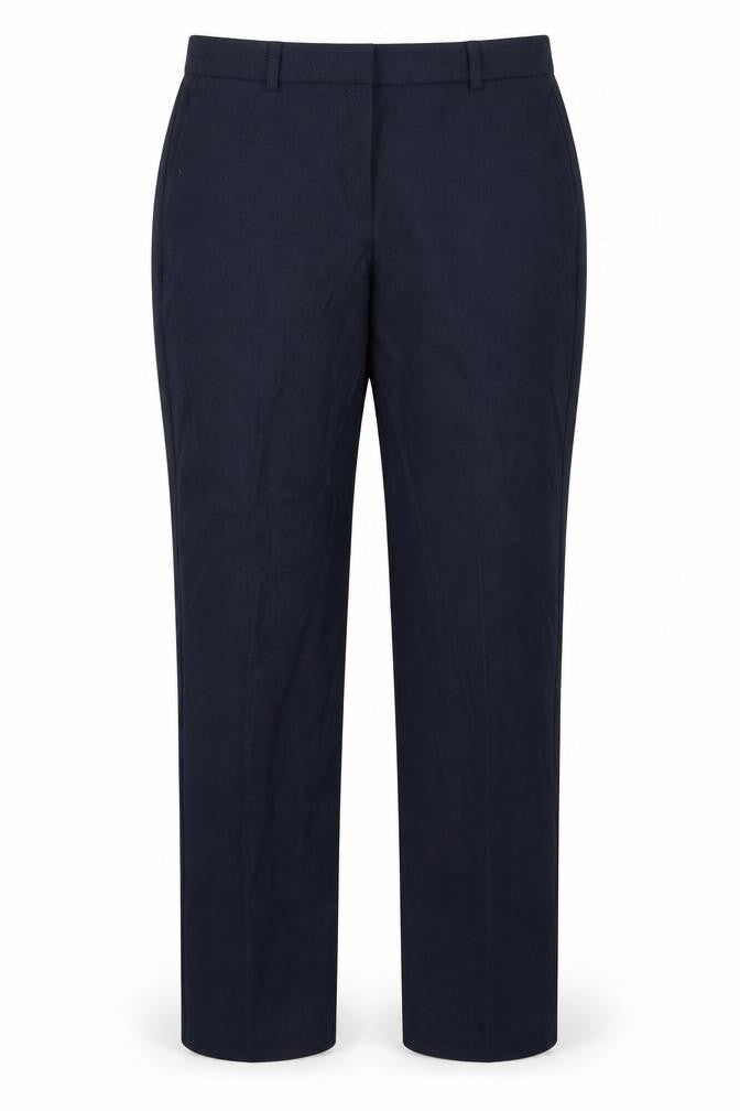 Marks & Spencer Collection Womens Blue   Trousers  Size 14 L24 in
