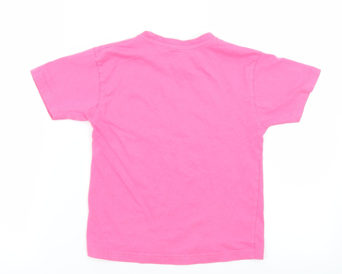 Lanzatextil Girls Pink   Basic T-Shirt Size 6 Years