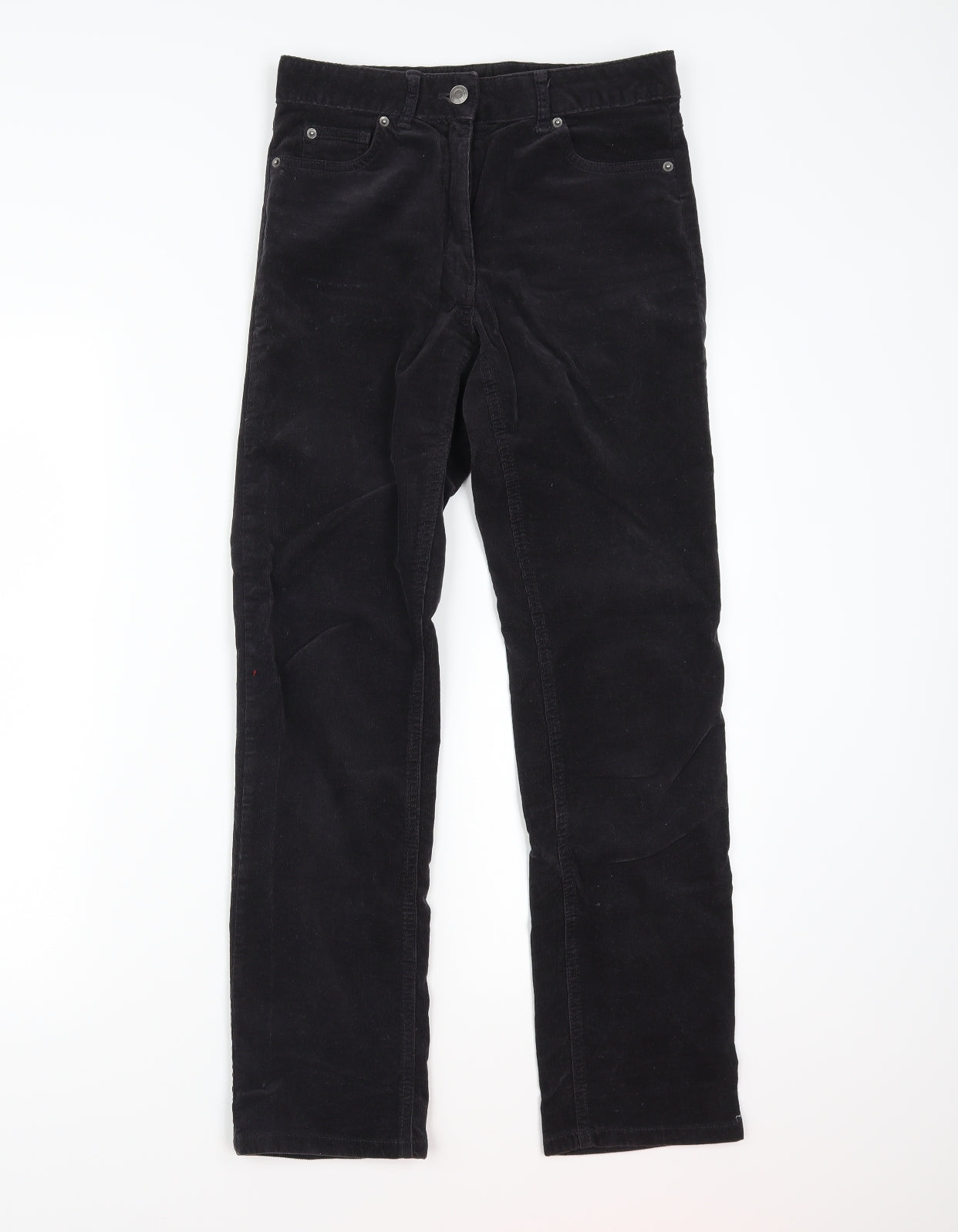 Marks and Spencer Womens Black  Corduroy Skinny Jeans Size 6 L29 in