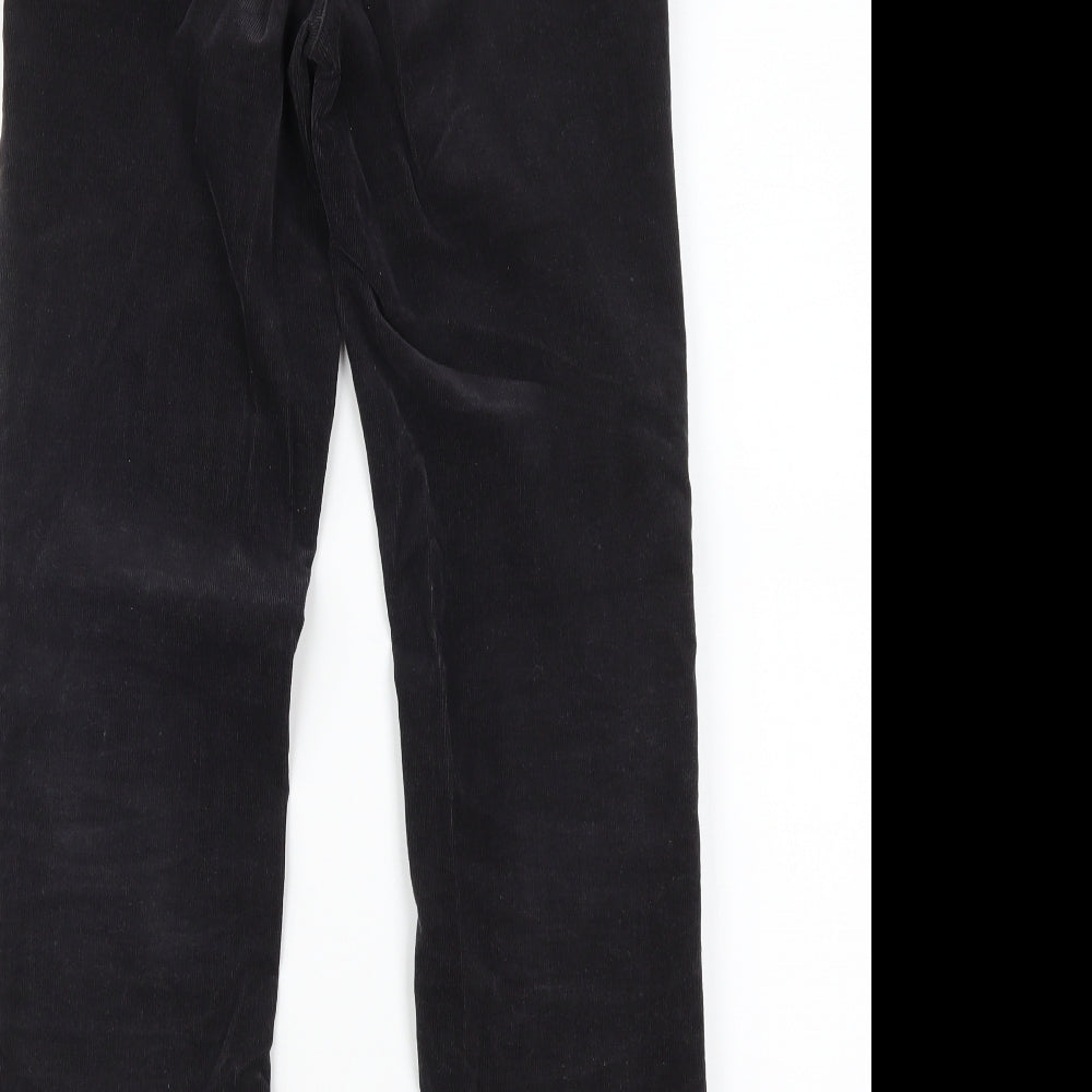 Marks and Spencer Womens Black  Corduroy Skinny Jeans Size 6 L29 in