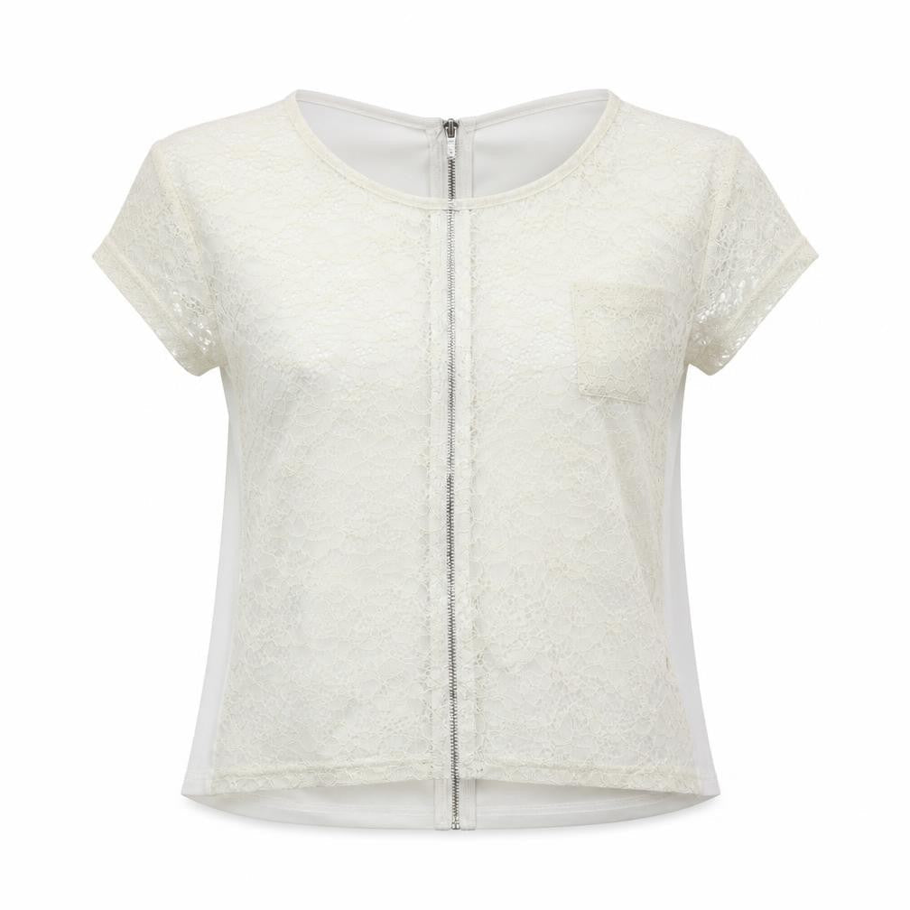 H&M Womens White   Basic T-Shirt Size 14