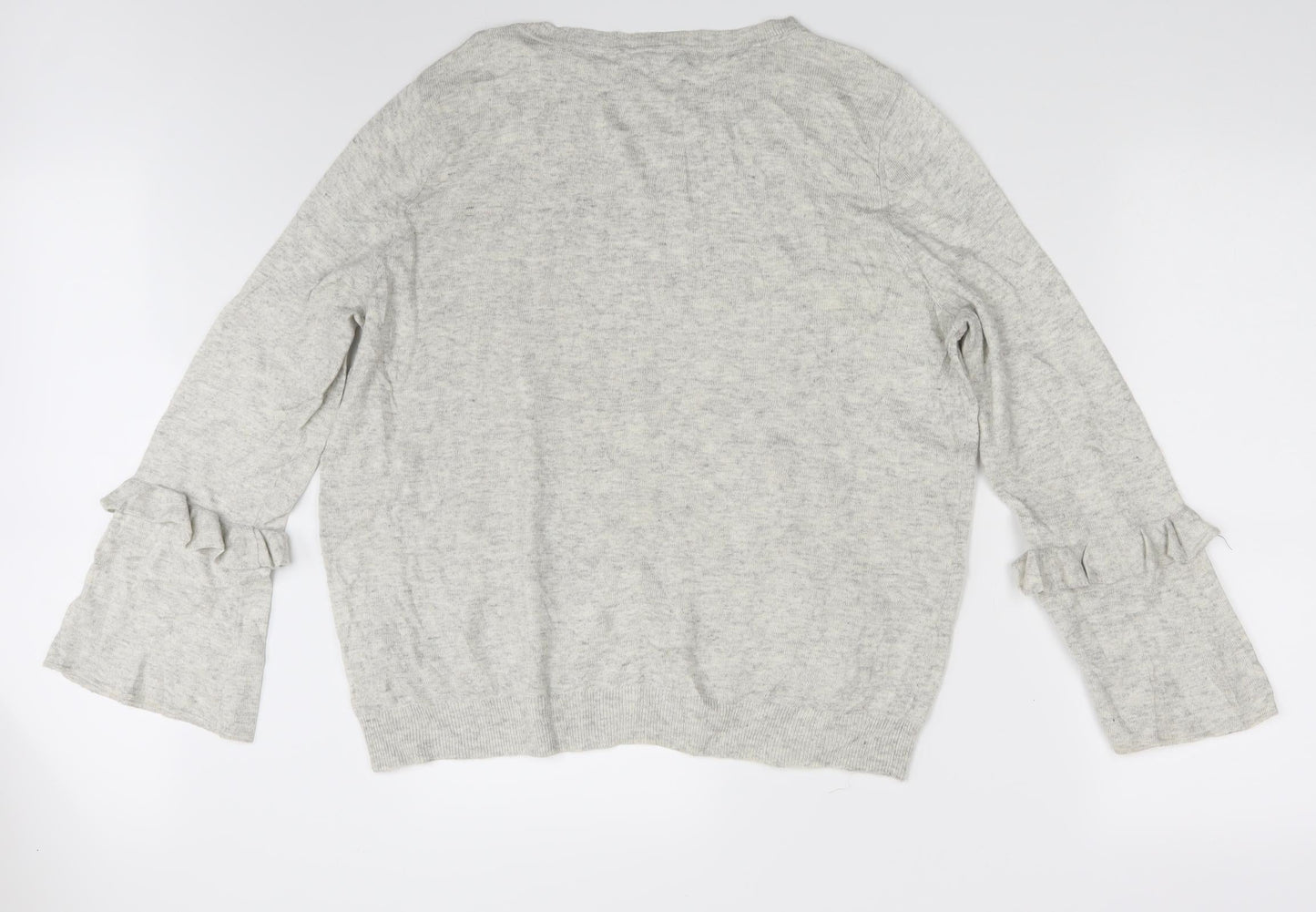 Wallis Womens Grey   Pullover Sweatshirt Size 18