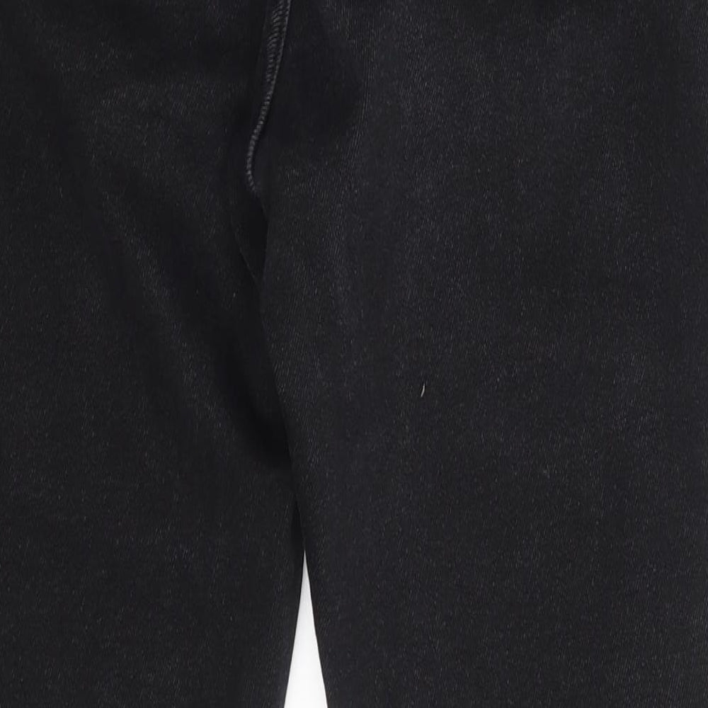 Denim & Co. Womens Black  Denim Skinny Jeans Size 14 L26 in