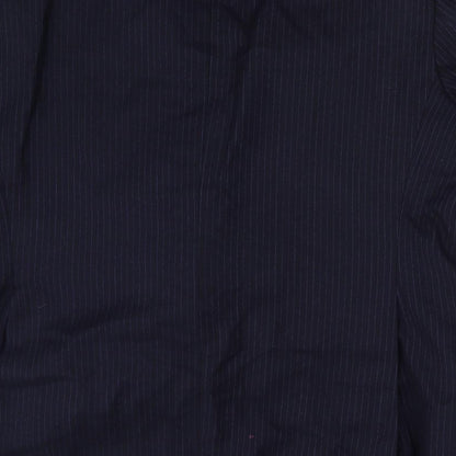Simon Mens Blue Striped  Jacket Suit Jacket Size 46