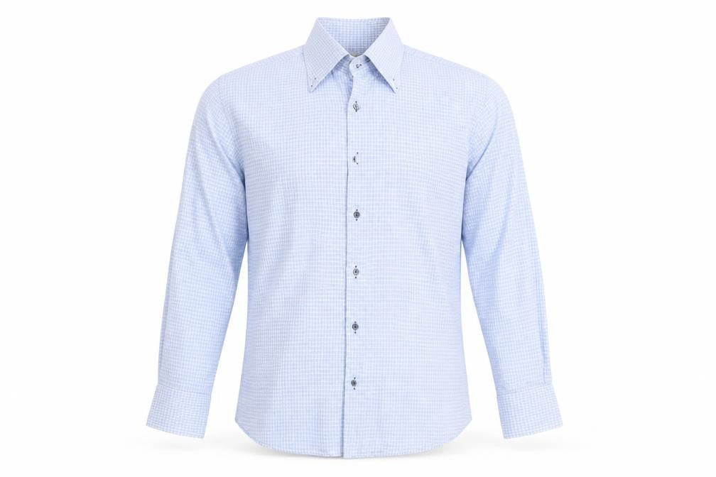 Caliban Mens Blue    Button-Up One Size