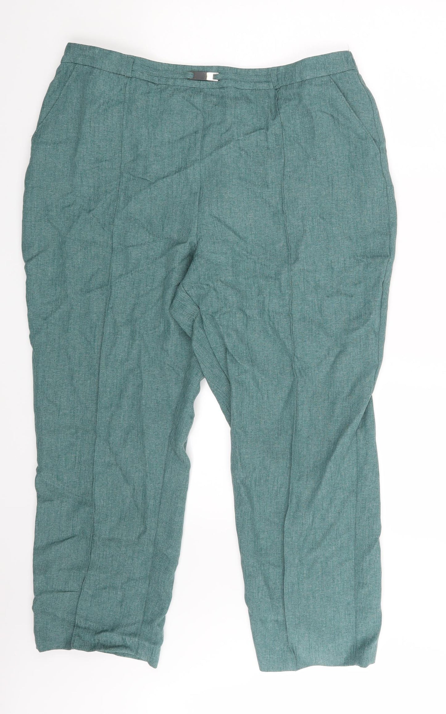 Preworn Womens Green   Trousers  One Size L24 in