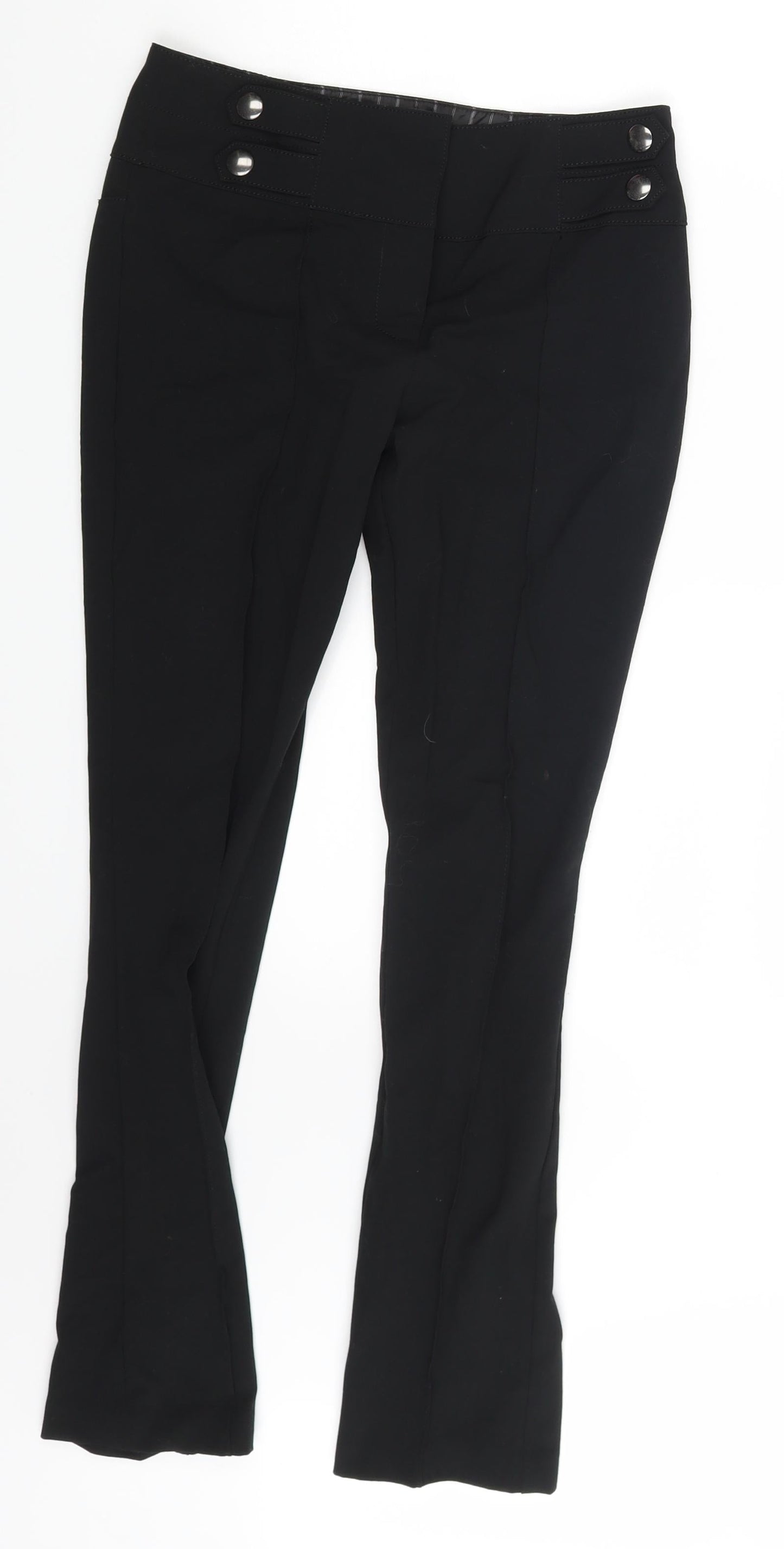 NEXT Womens Black   Trousers  Size 6 L26 in