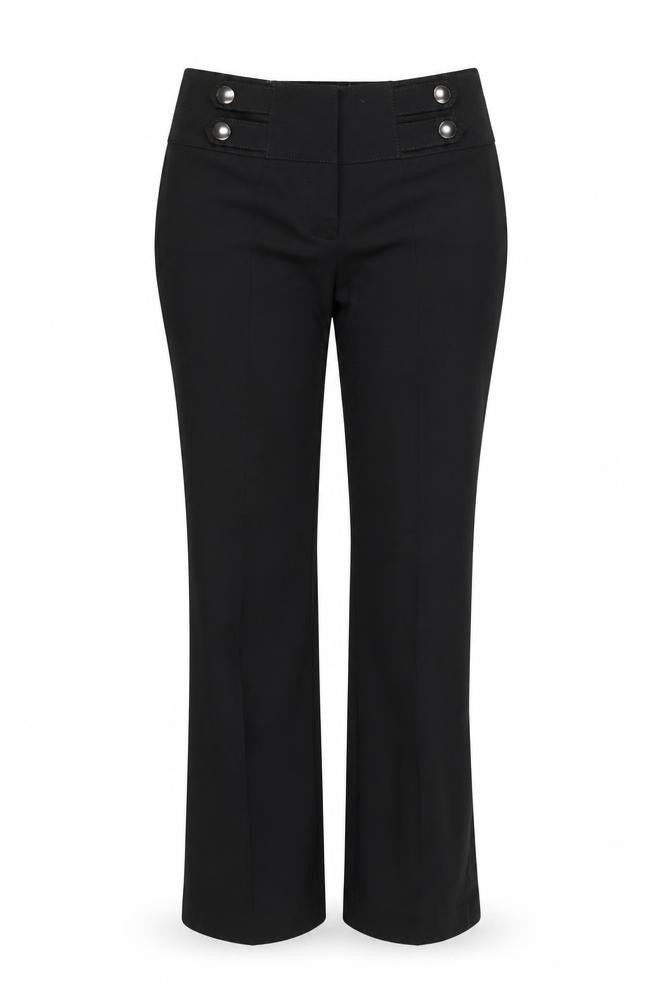 NEXT Womens Black   Trousers  Size 6 L26 in