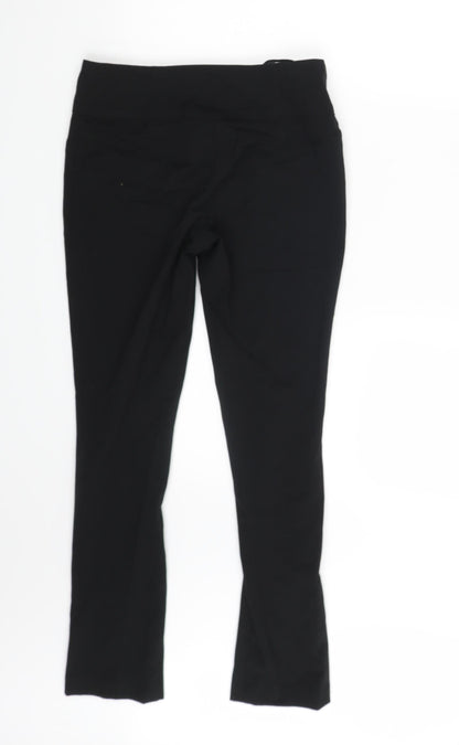 Next Womens Black   Trousers  Size 6 L26 in