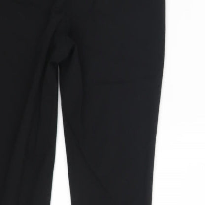 Next Womens Black   Trousers  Size 6 L26 in