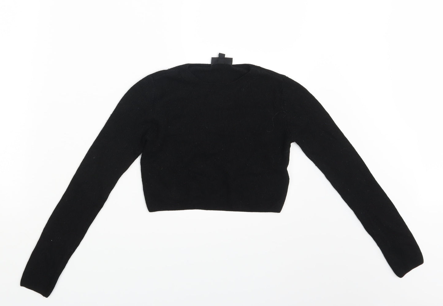 Topshop Womens Black   Pullover Jumper Size 8