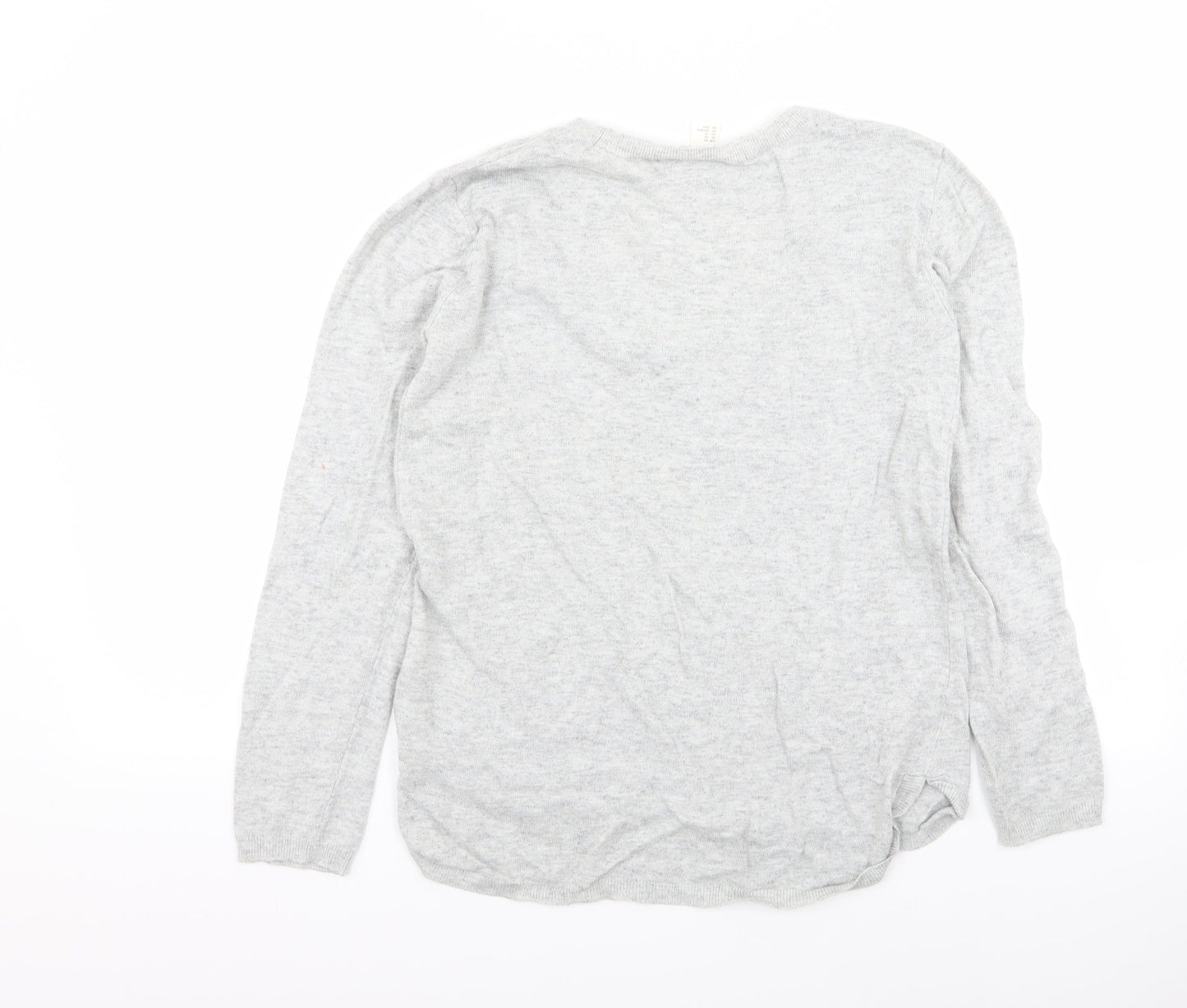 H&M Womens Grey   Pullover Jumper Size XS