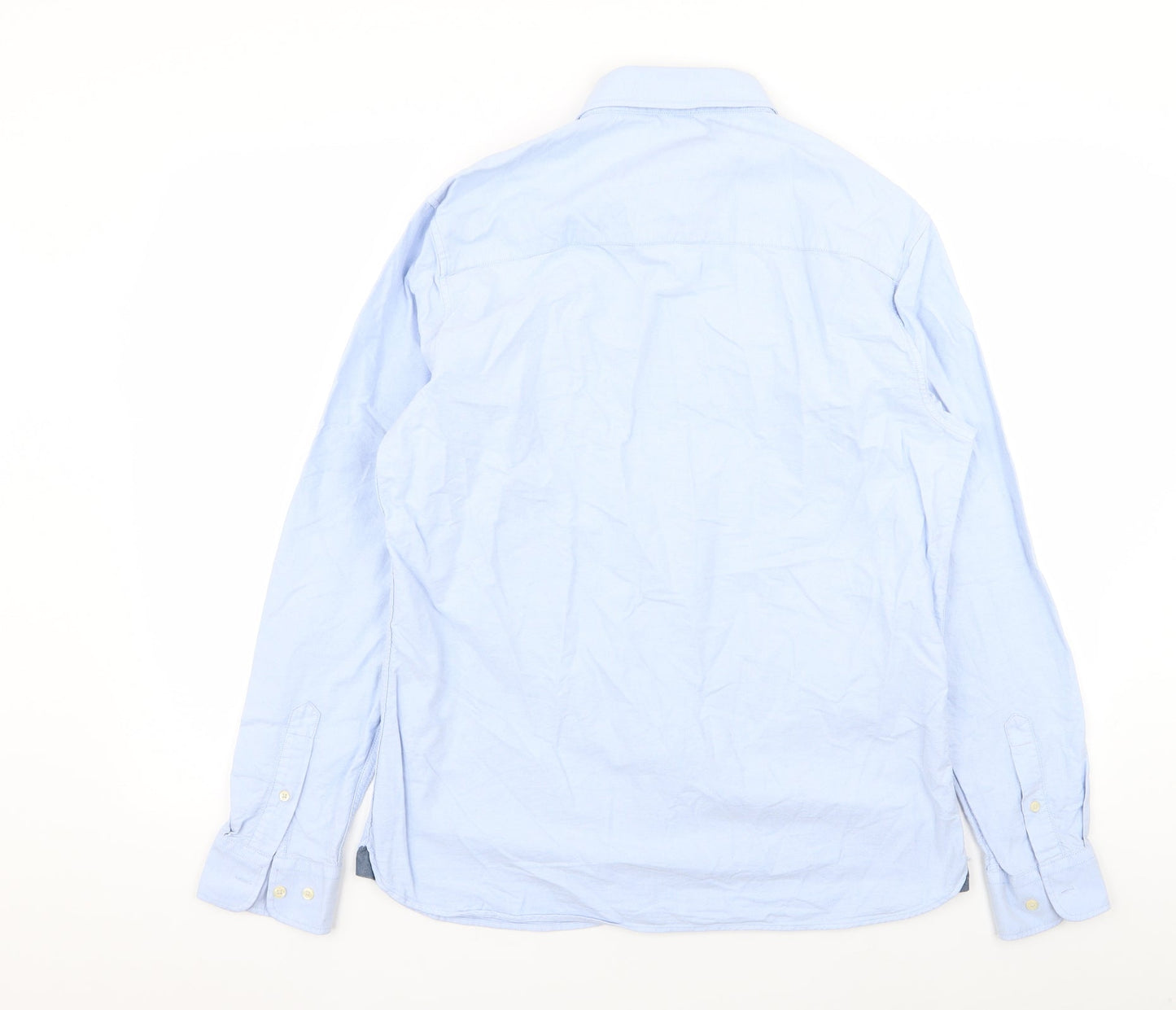 Rhino Mens Blue    Button-Up Size M
