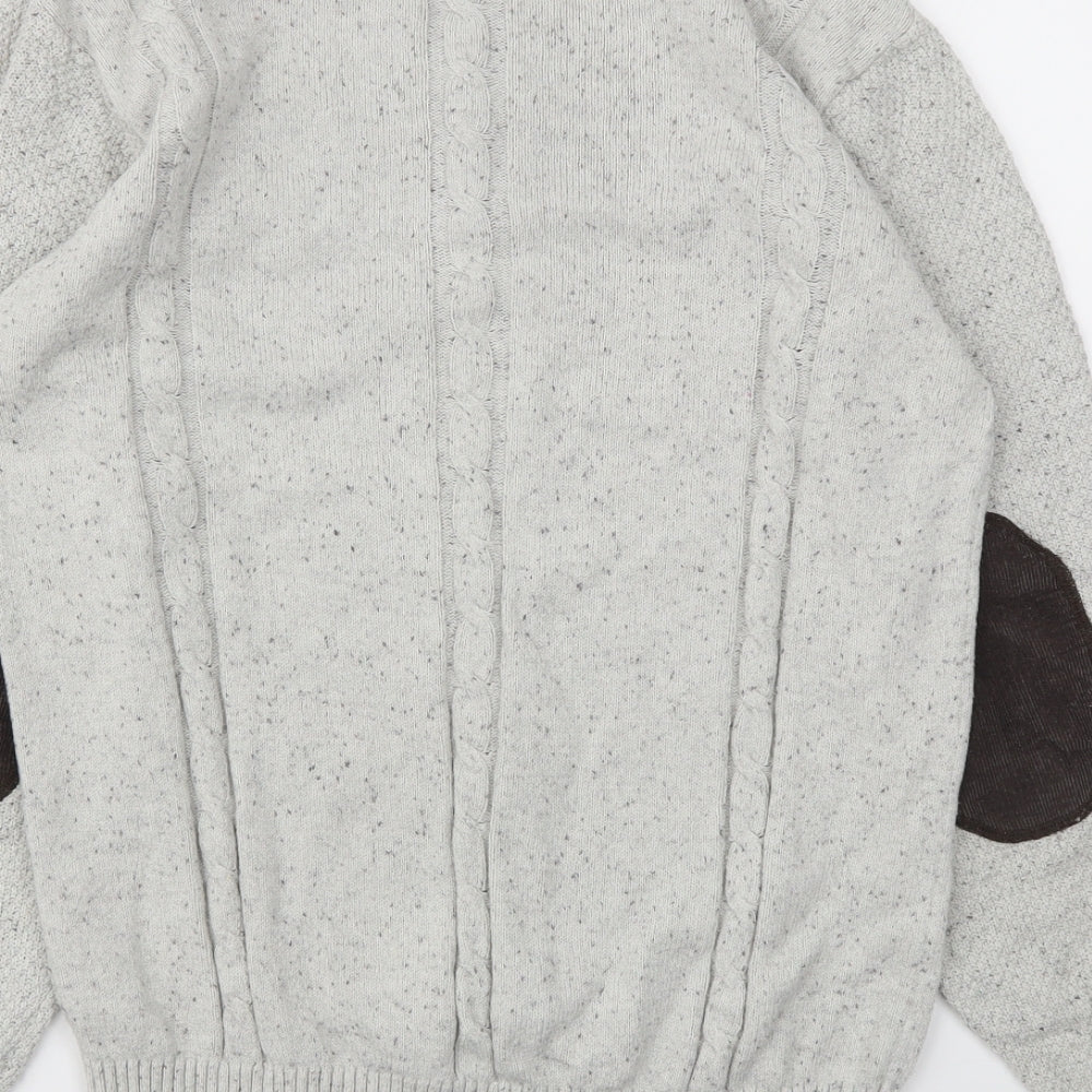 NEXT Mens Grey   Pullover Hoodie Size M