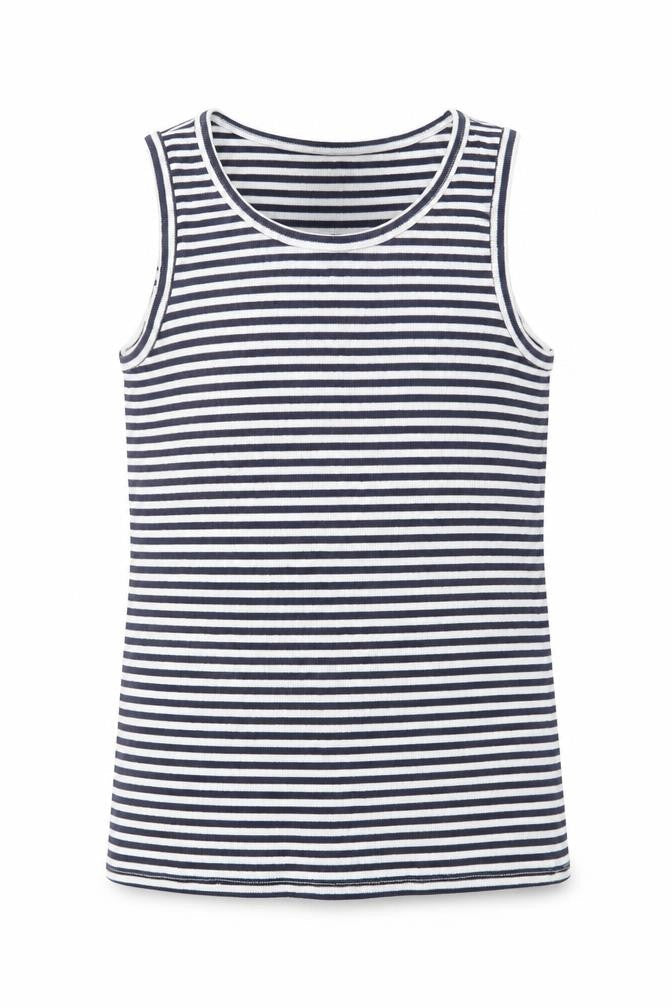 NEXT Girls Blue Striped  Basic T-Shirt Size 9 Years