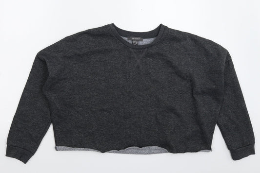 Primark Womens Grey   Pullover Sweatshirt Size 12  - Oversized