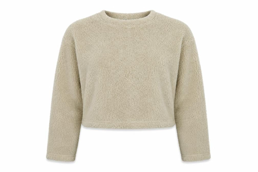 Missguided Womens Grey  Fleece Pullover Jumper Size 8  - Oversized