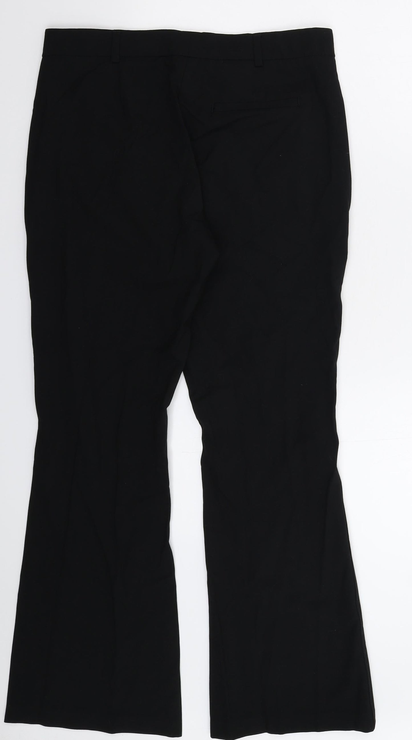 Marks and Spencer Womens Black   Dress Pants Trousers Size 12 L31 in