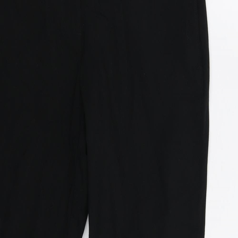 Marks and Spencer Womens Black   Dress Pants Trousers Size 12 L31 in