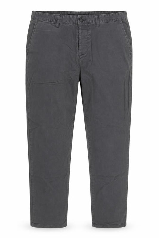 Denim & Co. Womens Grey   Chino Trousers Size 38 L31 in