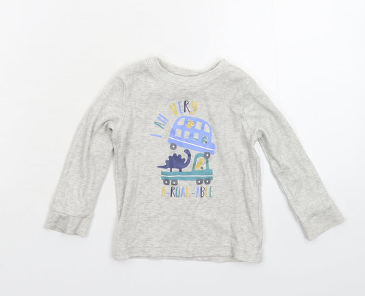 George Baby Grey   Basic T-Shirt Size 9-12 Months