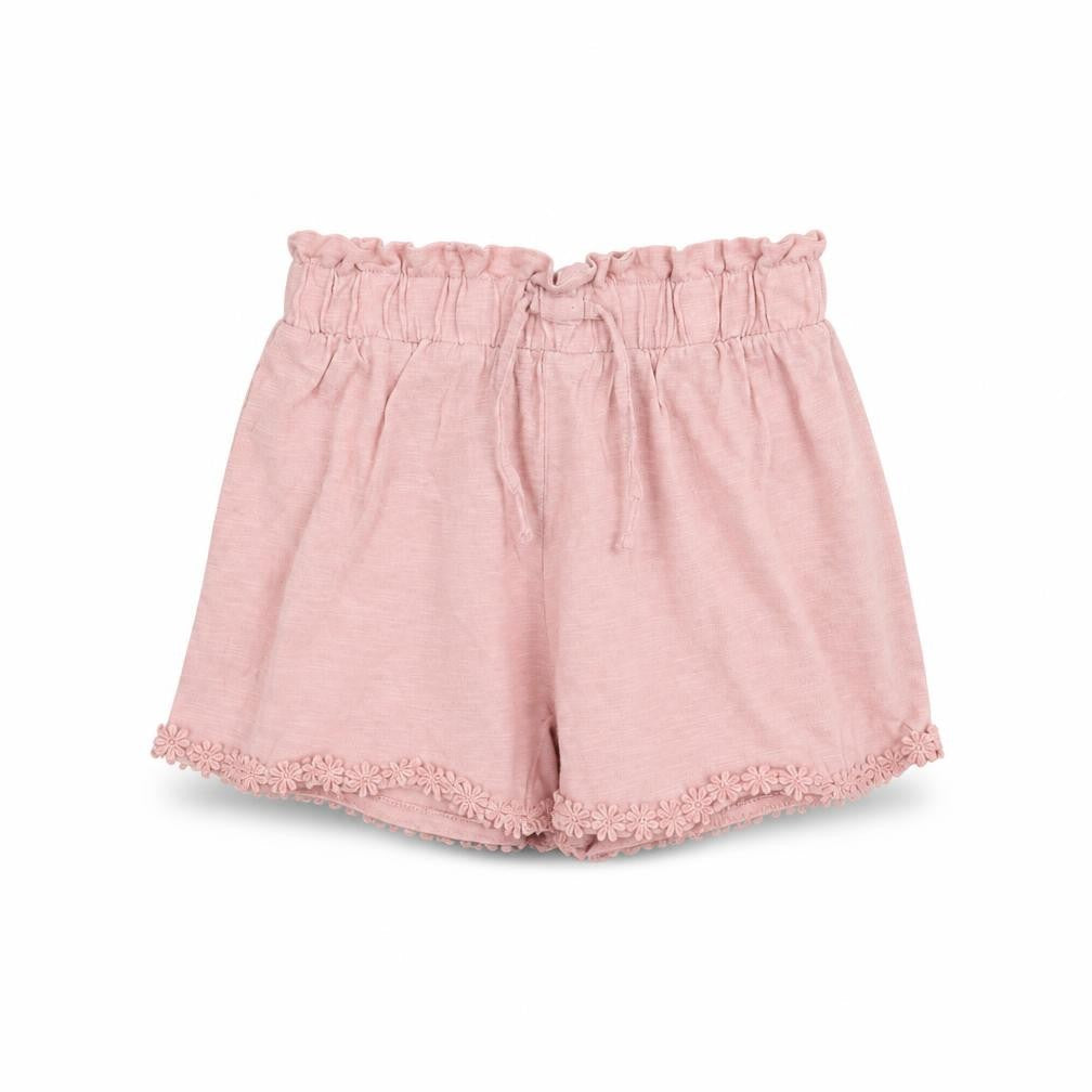 NEXT Girls Pink   Hot Pants Shorts Size 9 Years - Floral Hem