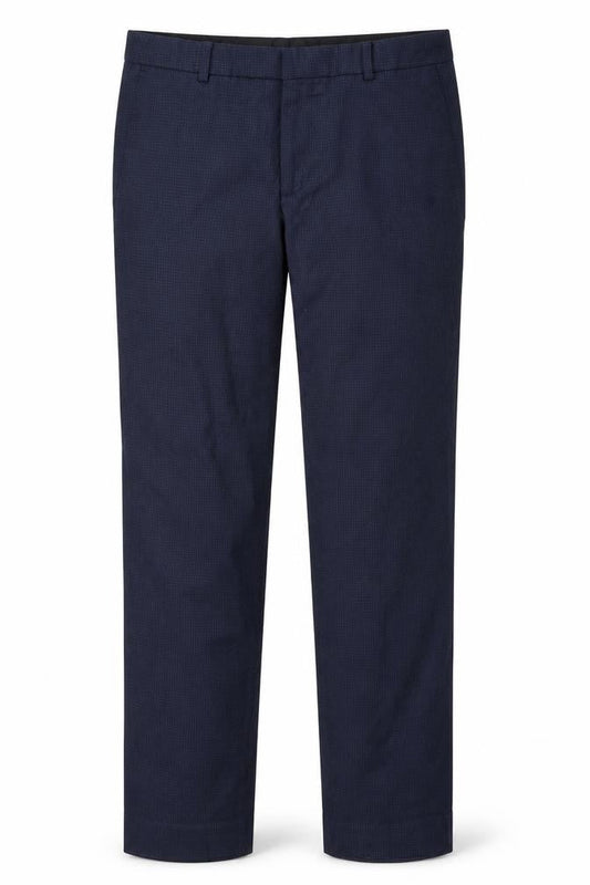 Preworn Mens Blue Check  Trousers  Size 30 in L31 in