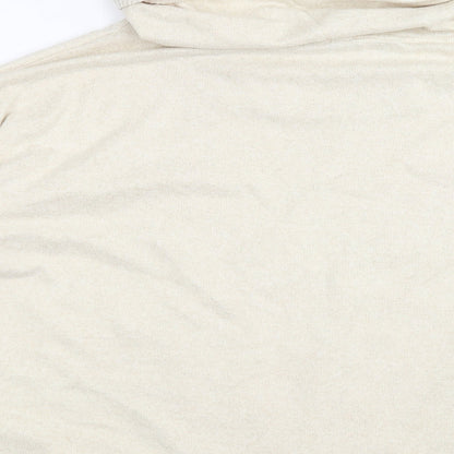 Brand and care label for TU women’s beige jumper, size UK 14