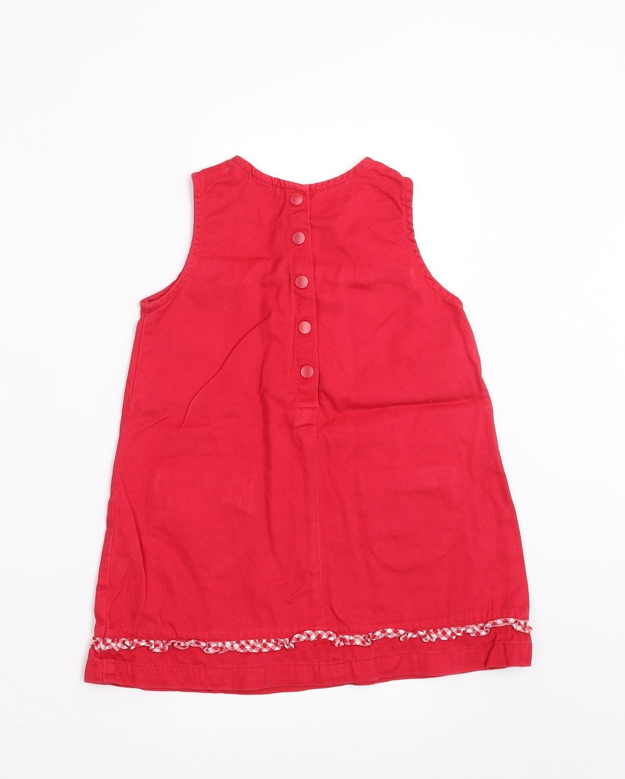 H&M Girls Red   Shift  Size 18-24 Months