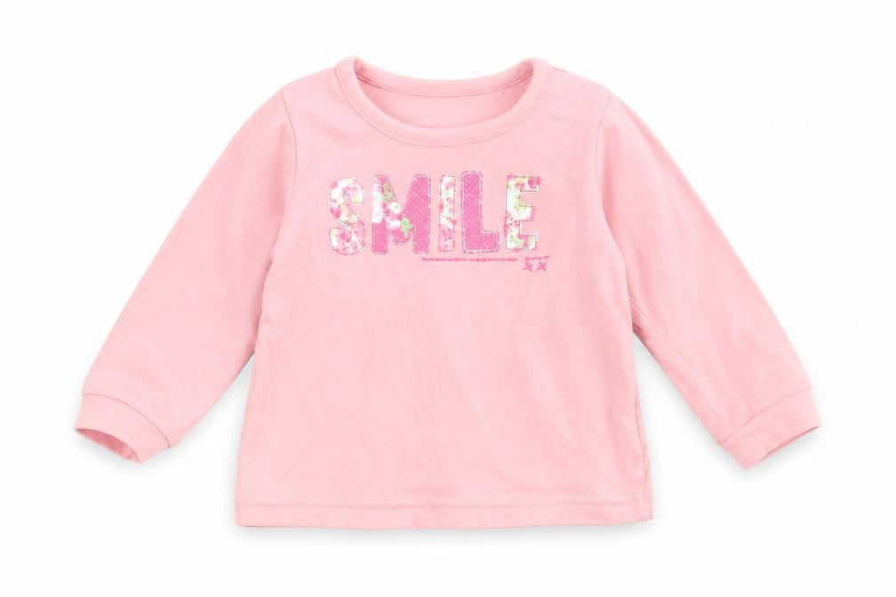 Dylan George Girls Pink   Basic T-Shirt Size 6-9 Months  - smile