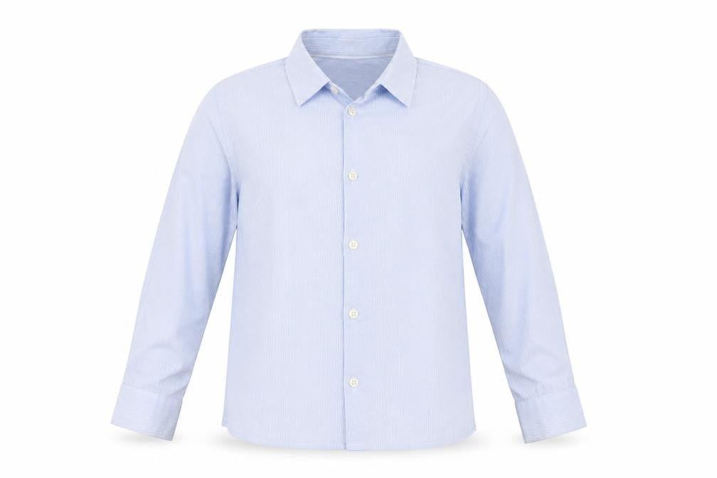 Zara boys Boys Blue Polka Dot  Basic Button-Up Size 8 Years