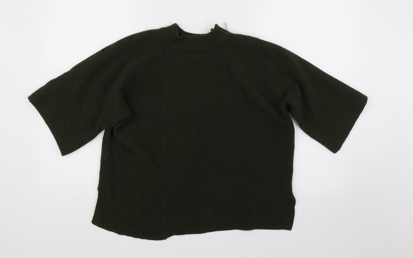 River Island Womens Green Striped  Pullover Jumper Size S
