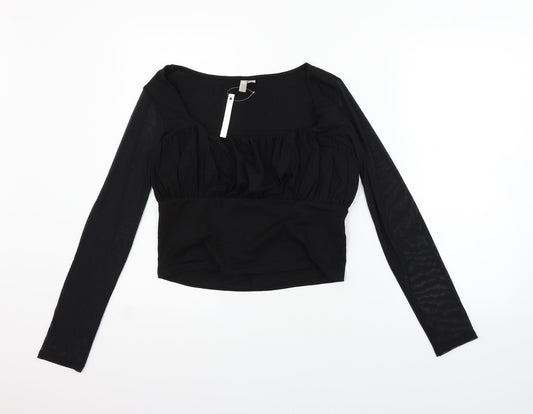 ASOS Womens Black   Basic T-Shirt Size 14