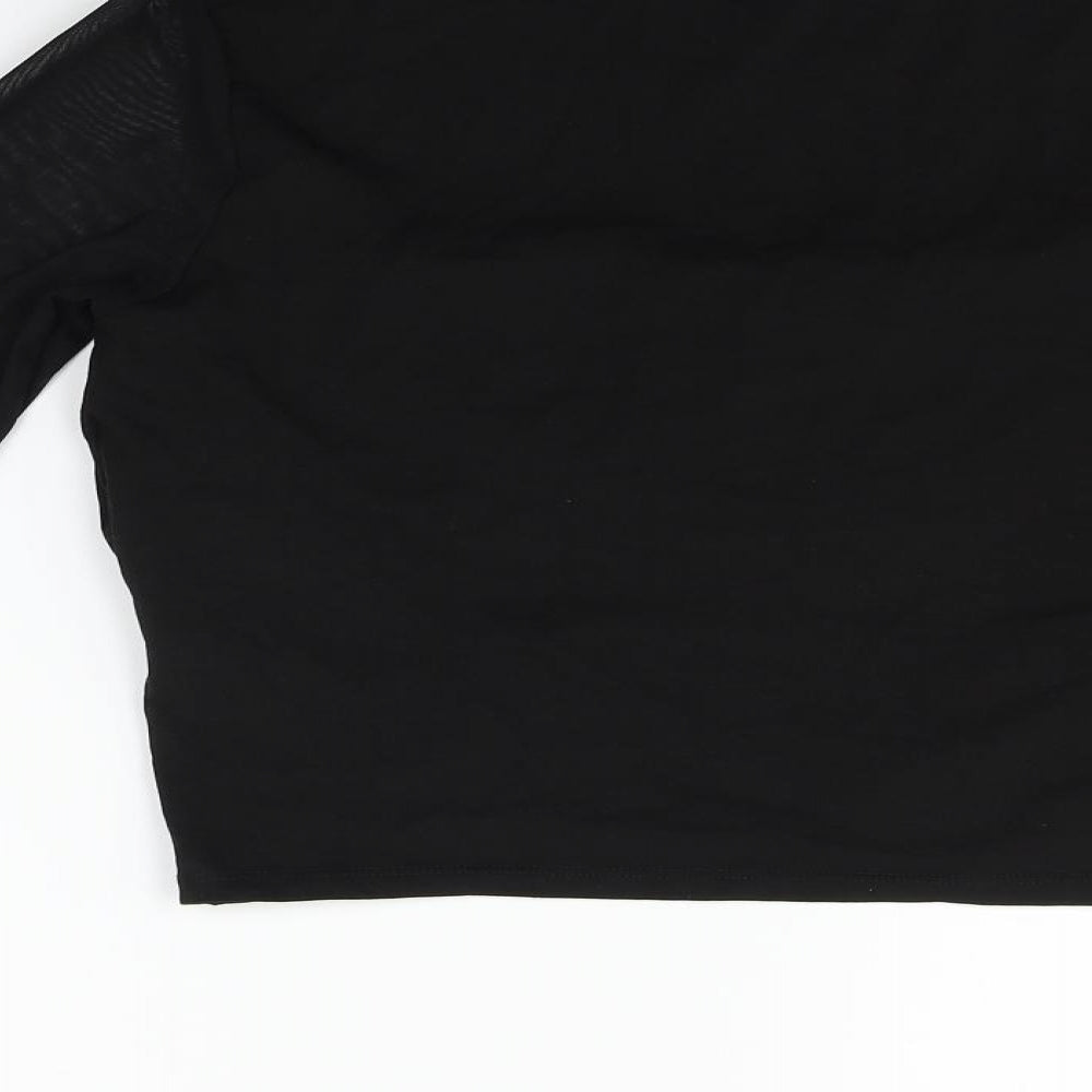 ASOS Womens Black   Basic T-Shirt Size 14