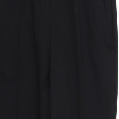 Next Womens Black   Trousers  Size 6 L26 in