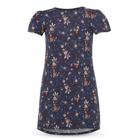 Mango Womens Blue Geometric  T-Shirt Dress  Size XS