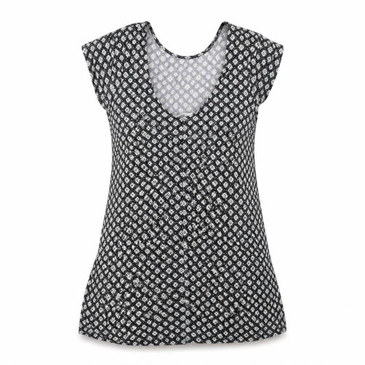 Mango Womens Black Geometric  Fit & Flare  Size XS