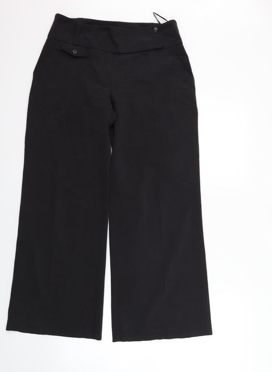 Dorothy Perkins Womens Black   Trousers  Size 10 L26 in