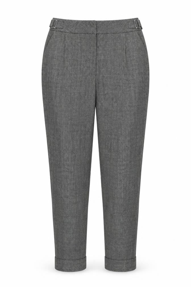 Atmosphere Womens Grey Check  Sweatpants Trousers Size 8 L28 in