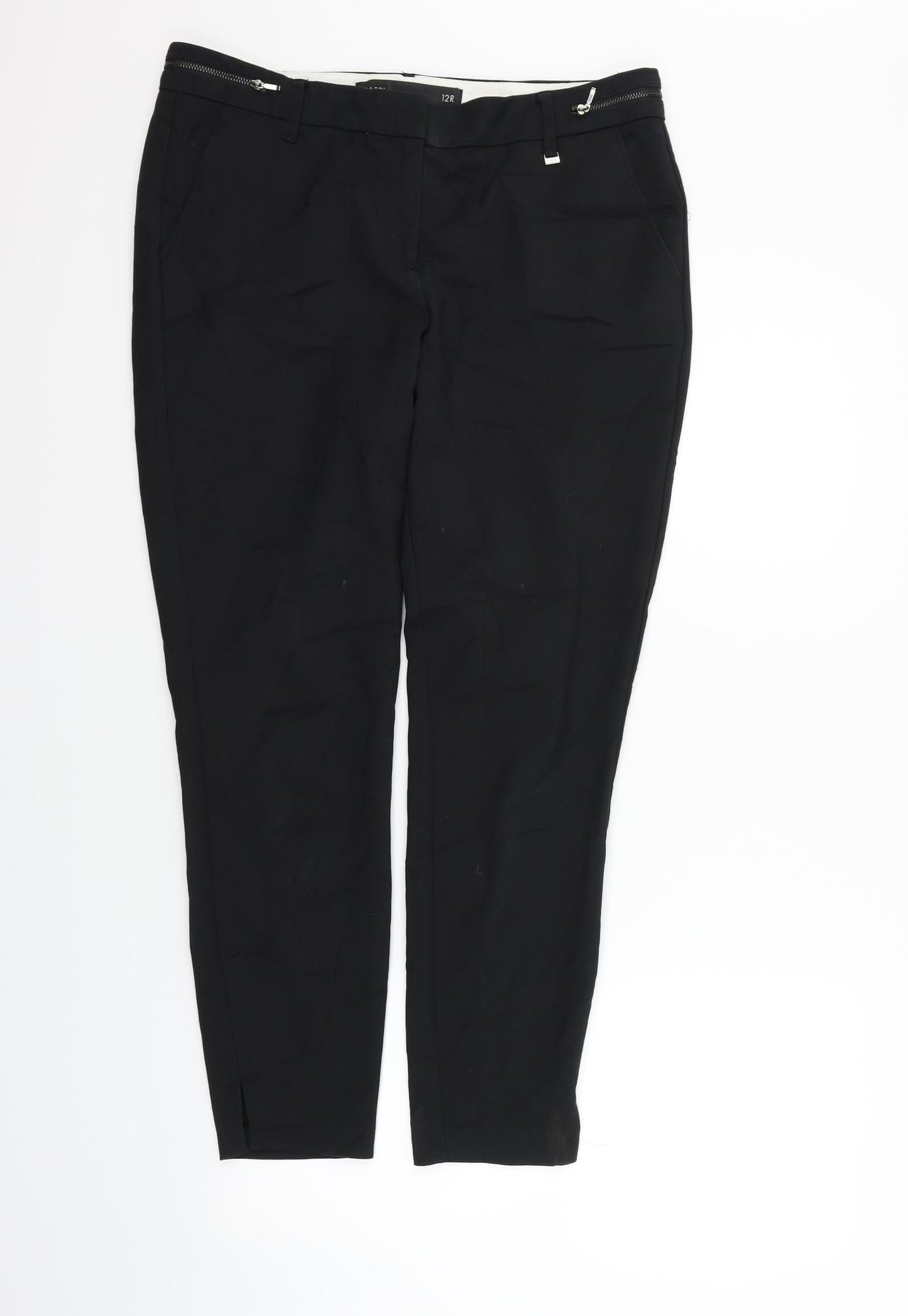 NEXT Womens Black   Trousers  Size 12 L26 in