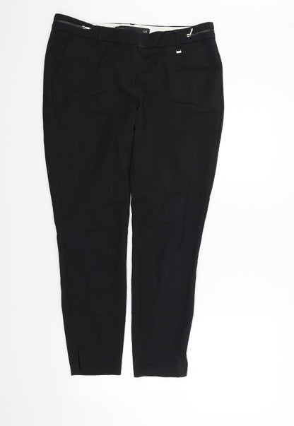 Next Womens Black   Trousers  Size 12 L26 in