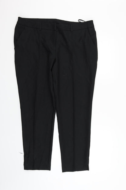 Dorothy Perkins Womens Black   Trousers  Size 16 L26 in